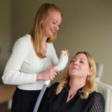 Dr. Rerecich with a Patient